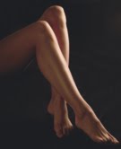 legs free from unsightly veins after sclerotherapy or laser treatment